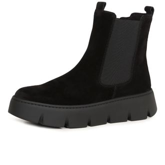 Gabor Custom Womens Chelsea Boots 6 UK Black Suede