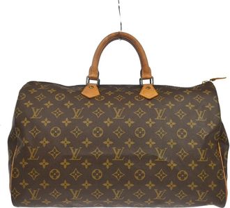 Louis Vuitton Speedy Monogram Canvas Brown Canvas Handbag (Pre-Owned)
