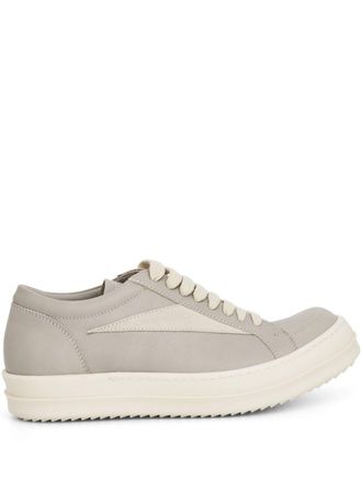 Rick Owens leather sneakers - women - Leather - 35 - Grey