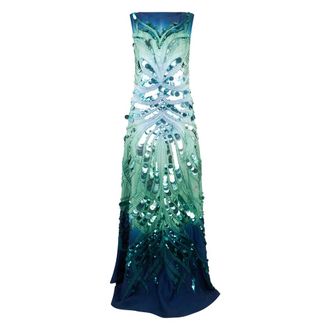 Alberta Ferretti Maxi Dress - female - Alberta Ferretti - Maxi Dresses - Multicolor - S - Dresses