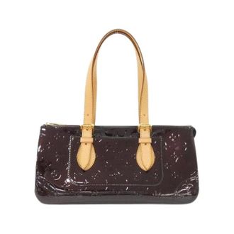 Louis Vuitton Pre-owned Handbags, female, Purple, Size: ONE SIZE Pre-owned Vernis Rosewood Avenue Enamel Bag