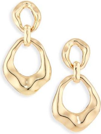 Nordstrom Rack Molten Link Drop Earrings in Gold at Nordstrom Rack