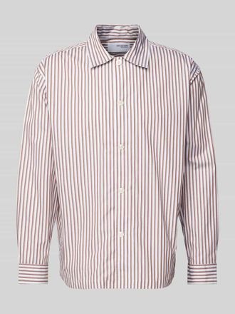 Selected Regular Fit Hemdjacke mit Kentkragen Modell RICCO in Hellbraun, Gr&ouml;&szlig;e XL