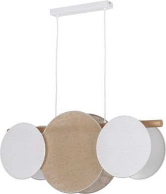 Luminosa Light Designs TK Pulse Lámpara de techo colgante LED integrada marrón marfil 3xE27