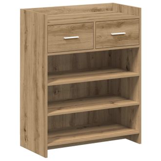 vidaXL Armario Zapatero 73,5 X 36 X 92 Cm Madera De Ingenier&iacute;a Vidaxl