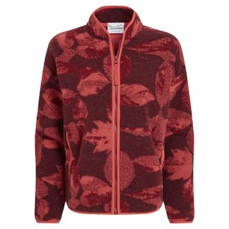 Craghoppers Dames/Dames Catalina Leaf Print Fleecejack (Sumak Rood)