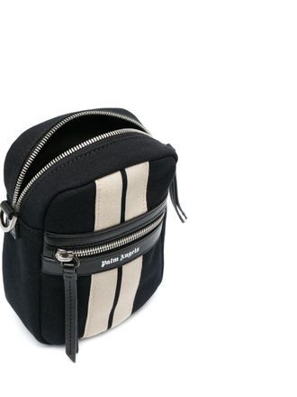 Palm Angels logo-print crossbody bag - Black