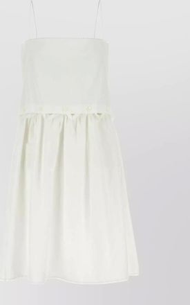 Miu Miu cotton linen mini dress