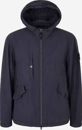 Stone Island Windjacke mit Kapuze 4100032 Nylon Smerigliato Stone Island Ghost