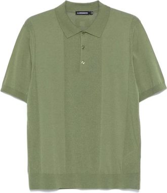 J.Lindeberg Gestreept Polo Shirt Groen - Heren - Polos - Groen - 2XL - Polyester - Tops
