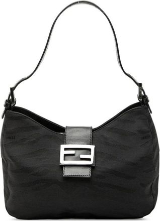 Fendi Pre-owned Shoulder Bags, female, Black, Size: ONE SIZE Pre-owned Top Handle Bag