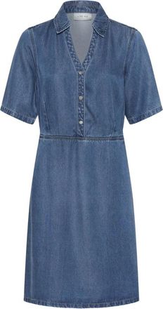 Cream Seoul Mid Shirt Dress - Dames - Shirt Kleedjes - Blauw - L - Denim - Kleedjes