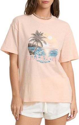 Billabong Make a Splash Cotton Graphic T-Shirt in Cherry Blossom at Nordstrom, Size X-Small