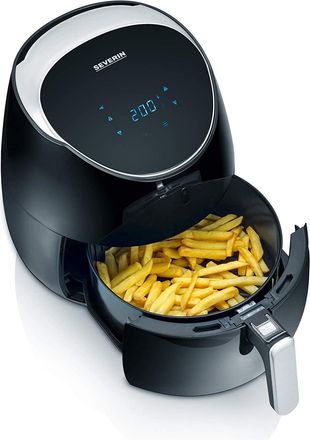 Severin Freidora De Aire Caliente Xxl Con 8 Programas Autom&aacute;ticos, Freidora El&eacute;ctrica Para Fre&iacute;r Sin Grasa, Innovador Horno Freidora Para Fre&iacute;r De Forma Salud