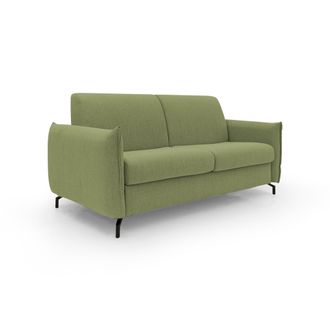 Divani.Store Divani.store - Scarlet Sof&aacute; Cama Convertible En Tejido Mixto De Algod&oacute;n Impermeable 195 Cm (mat.140x197) Verde