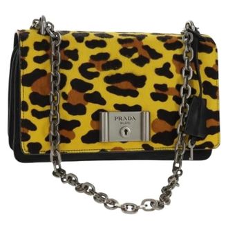 Prada Pre-owned Vintage Borsa a Tracolla in Nylon - - Pre-owned - Donna - Giallo - ONE SIZE