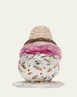 Judith Leiber Upside Down Cone Oops Minaudiere