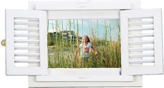 Beachcombers 5X7 Shutter Photo Frame in White at Nordstrom, Size Medium