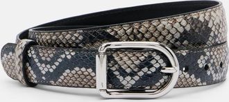 Altuzarra Snake-effect leather belt