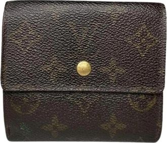 Louis Vuitton Pre-owned Leren Portemonnee - Dames - Vintage Accessoires - Bruin - ONE Size - Leer - Vintage