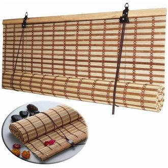 Trade Shop Trade Shop - Tapparella Tenda Arella Oscurante Sole Africa In Listelli Di Midollino 120x250cm