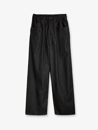 Yohji Yamamoto Pantaloni in black denim - ADIDAS Y-3 - gender_Man