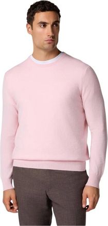 Brooks Brothers Truien & Vesten, Heren, Roze, S, Kasjmier, Cashmere Crewneck Sweater