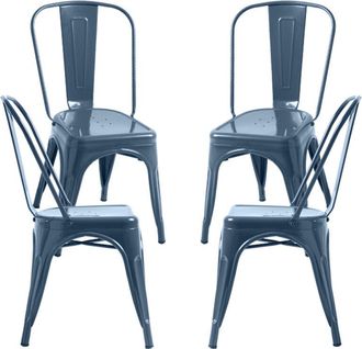 Regalos Miguel Regalos Miguel - Packs Sillas Comedor - Pack 4 Sillas Torix - Azul Petr&oacute;leo