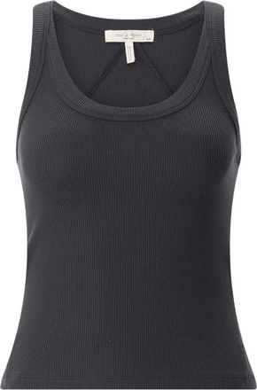 Rag & Bone Sleeveless Tops - Dames - Tops zonder mouwen - Zwart - M - Katoen - Tops