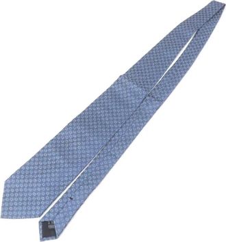 Gucci Pre-owned Silk home-office - Heren - Vintage Accessoires - Blauw - ONE Size - Vintage