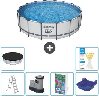 Bestway Piscina Bestway Steel Pro Max Redonda - 488x122 Cm - 7-piezas S662