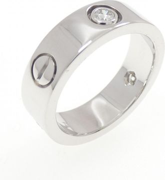 Cartier Love White Gold (18K) Band Ring (Pre-Owned)