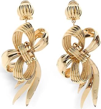 Miu Miu Orecchini con fiocco - Oro