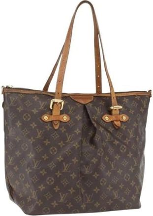 Louis Vuitton Pre-owned Tote Bags, female, Brown, Size: ONE SIZE Pre-owned Canvas Tote Bag