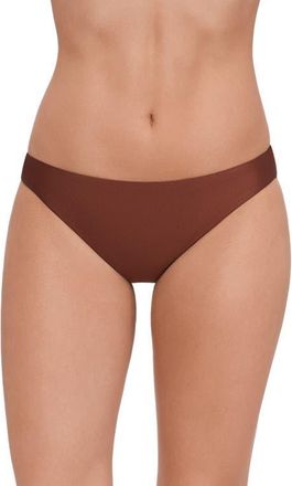 Steve Madden Hipster Bikini Bottoms in Oak Brown at Nordstrom, Size X-Large