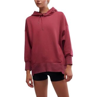 Free People FP Movement Sprint to the Finish Hoodie Womens Sour Cherry DSGL856