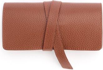 Royce Leather Leather Tech Cord Organizer Roll in Tan at Nordstrom