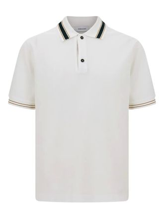 Ferragamo Poloshirt van biologisch katoen - Wit