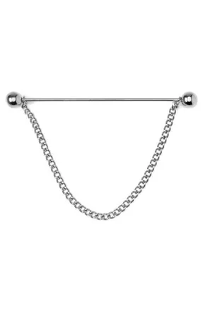 Cufflinks Inc. Chain Collar Bar in Silver at Nordstrom