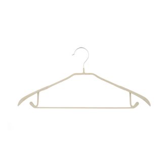 KASANOVA Gruccia tortora soft touch in metallo e pvc, 42x22 cm