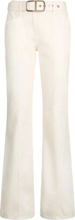 Liu Jo Pantaloni in cotone elasticizzato - Bianco