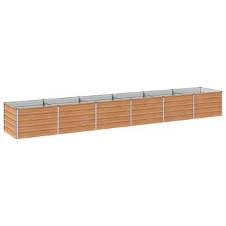 vidaXL Cama De Jard&iacute;n Elevada Madera Marr&oacute;n 480 X 80 X 55 Cm Vidaxl