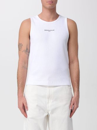 Maison Kitsun&eacute; Organic Cotton Tank Top with Logo