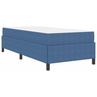 vidaXL Estructura De Cama Azul 80 X 200 Cm Telas De Pana Vidaxl