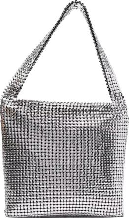 Paco Rabanne Zilveren Schoudertas Stijlvol Model - Dames - Handtassen - Grijs - ONE Size - Tassen