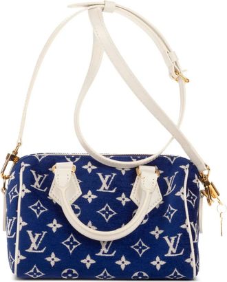 Louis Vuitton Borsa a spalla con monogramma - Blu