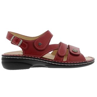 Finn Comfort 2562 Gomera Venezia Leather Womens Slingbacks Sandals - Red - Size:UK 6.5