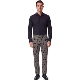 Lords of Harlech Inter Twine Mens Tailored Pant in Inter Twine Black at Nordstrom, Size 3332