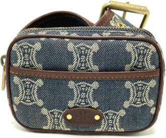 Celine Pre-owned Denim celine-bags - Dames - Vintage Heuptassen - Blauw - ONE Size - Denim - Vintage