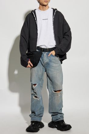 Balenciaga Hoodie, Mens, Grey